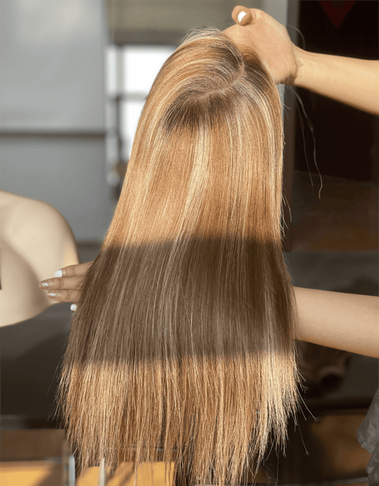 16inch 5*5 Lace Front +8*8 Toppers