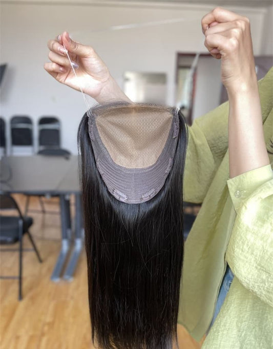 18inch 5*5 Lace Front +8*8 Toppers