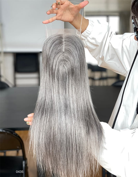 18inch 5*5 Lace Front +8*8 Toppers