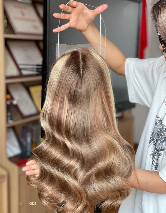 18inch 5*5 Lace Front +8*8 Toppers