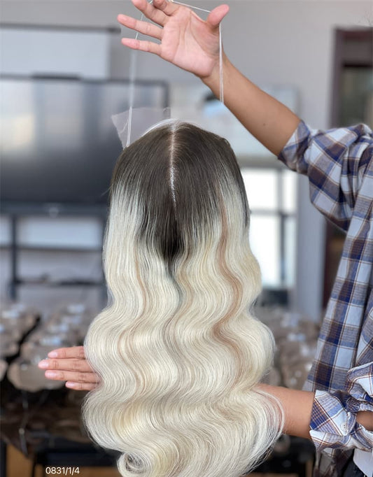 18inch 5*5 Lace Front +8*8 Toppers