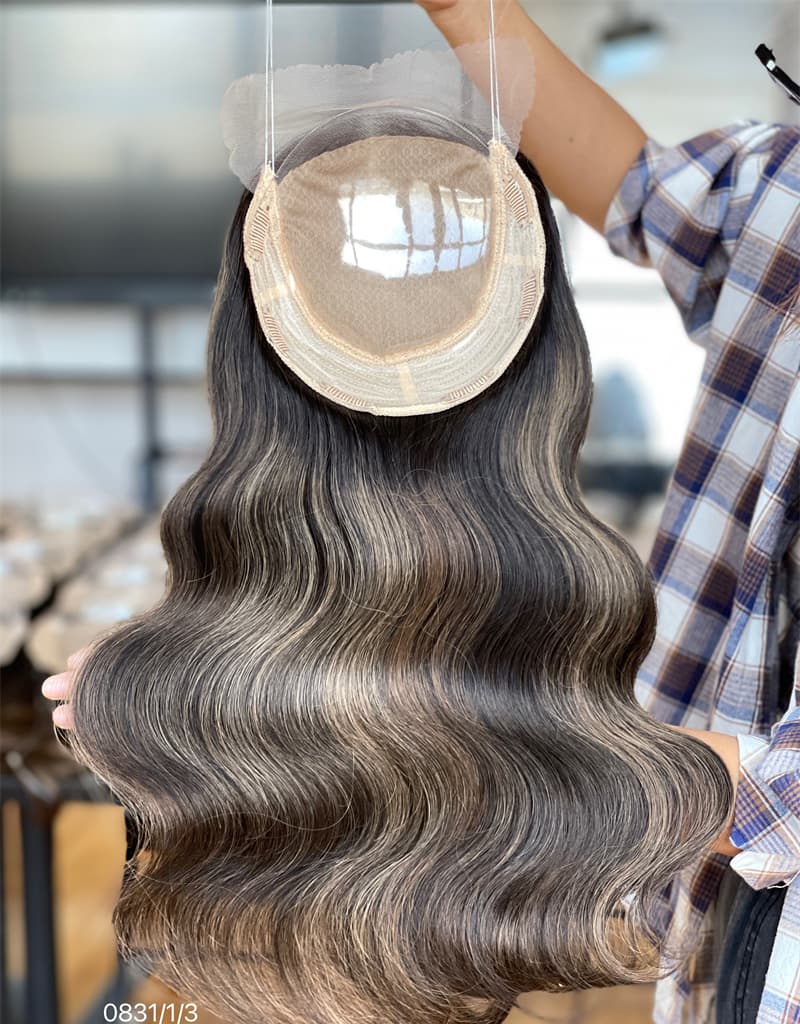 16inch 5*5 Lace Front +8*8 Toppers