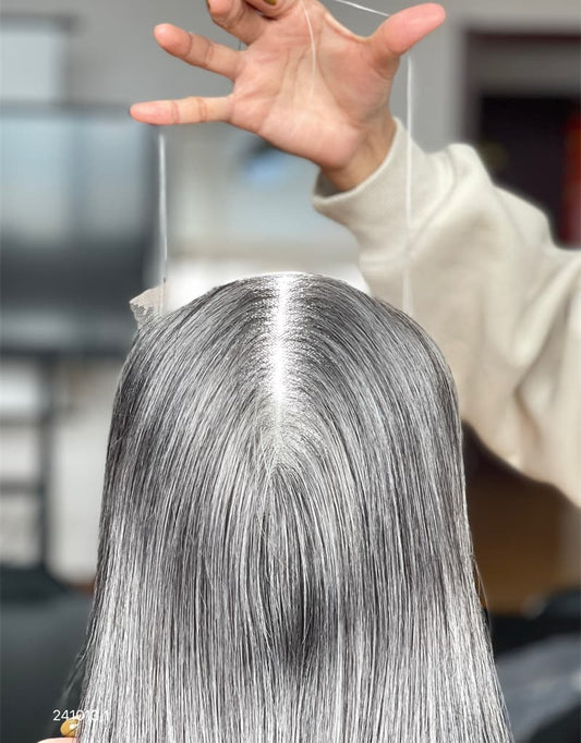 16inch 5*5 Lace Front +8*8 Toppers