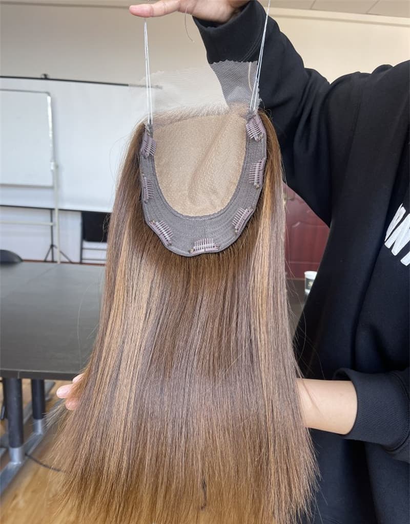 14inch 5*5 Lace Front +8*8 Toppers