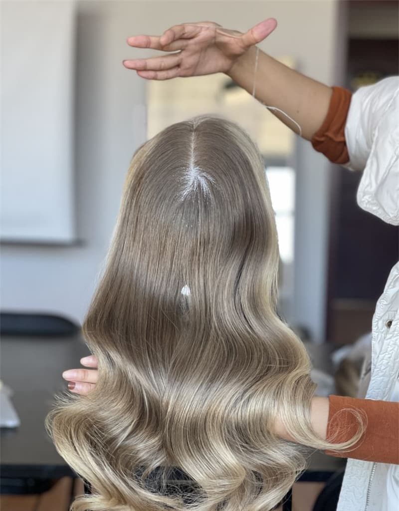 18inch 5*5 Lace Front +8*8 Toppers