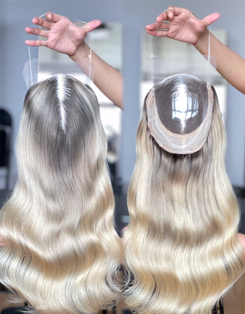 18inch 5*5 Lace Front +8*8 Toppers