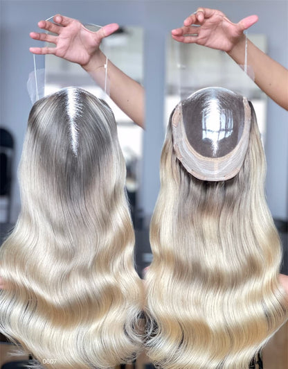 18inch 5*5 Lace Front +8*8 Toppers