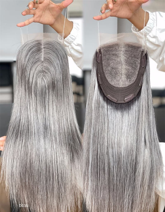 18inch 5*5 Lace Front +8*8 Toppers