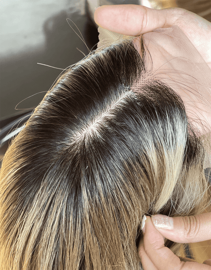 18inch 5*5 Lace Front +8*8 Toppers