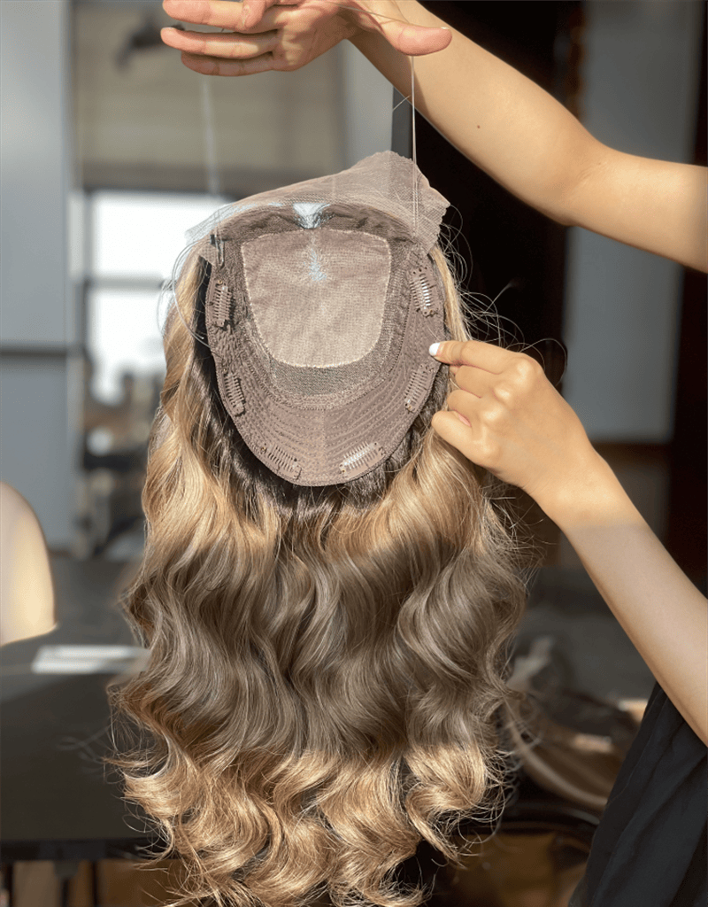 18inch 5*5 Lace Front +8*8 Toppers