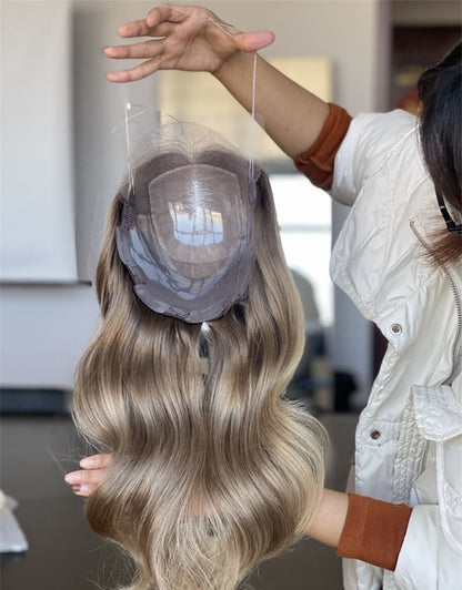 18inch 5*5 Lace Front +8*8 Toppers
