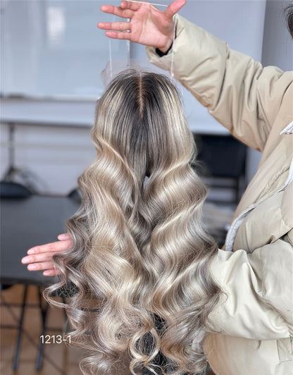 20inch 5*5 Lace Front +8*8 Toppers
