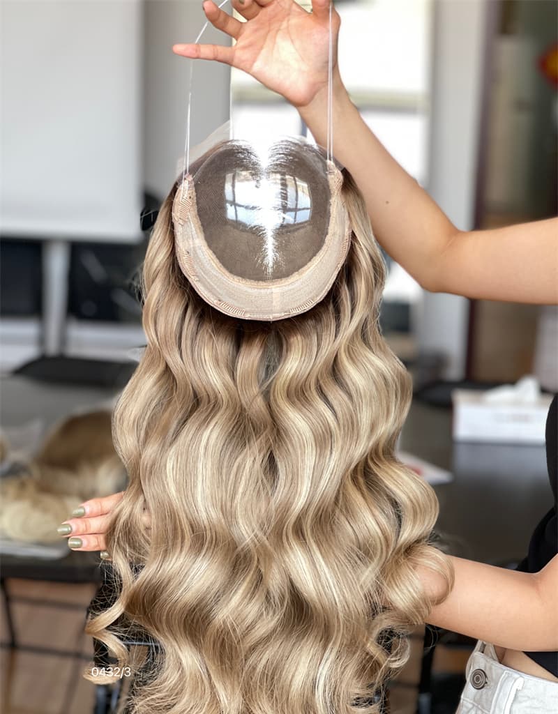 20inch 5*5 Lace Front +8*8 Toppers