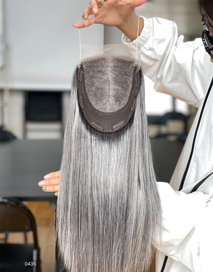 18inch 5*5 Lace Front +8*8 Toppers