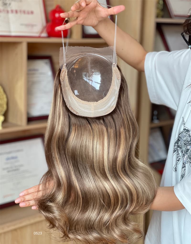 18inch 5*5 Lace Front +8*8 Toppers