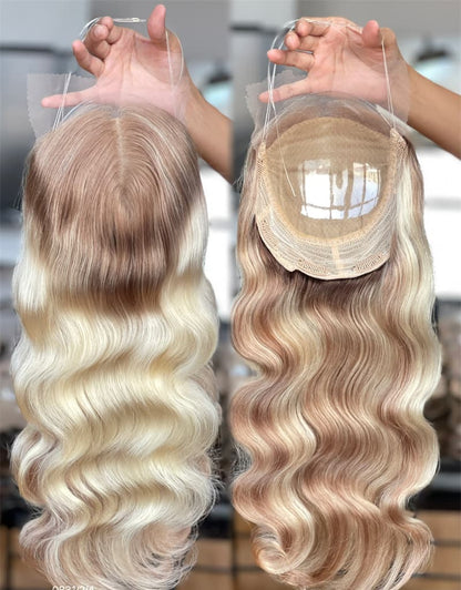 18inch 5*5 Lace Front +8*8 Toppers