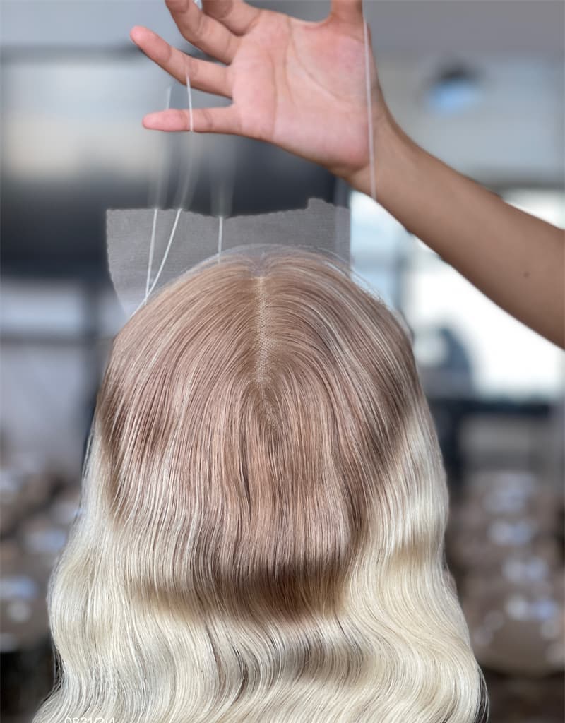 18inch 5*5 Lace Front +8*8 Toppers