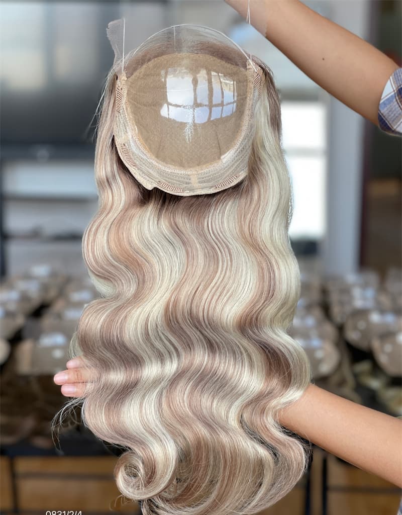 18inch 5*5 Lace Front +8*8 Toppers
