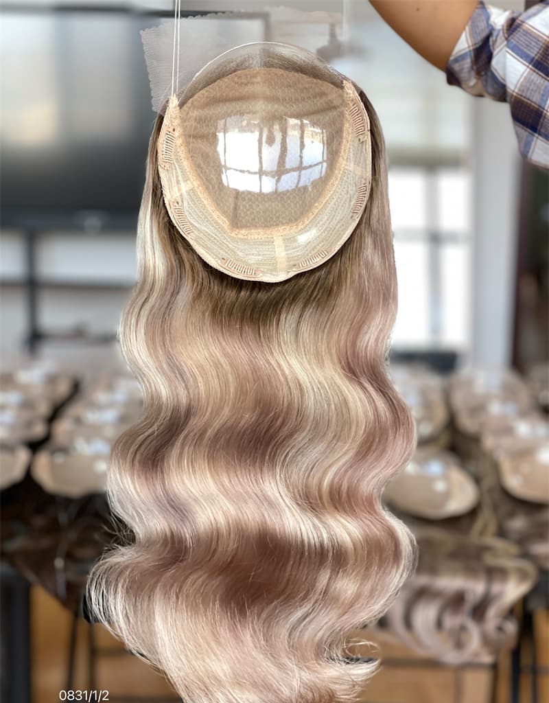 18inch 5*5 Lace Front +8*8 Toppers
