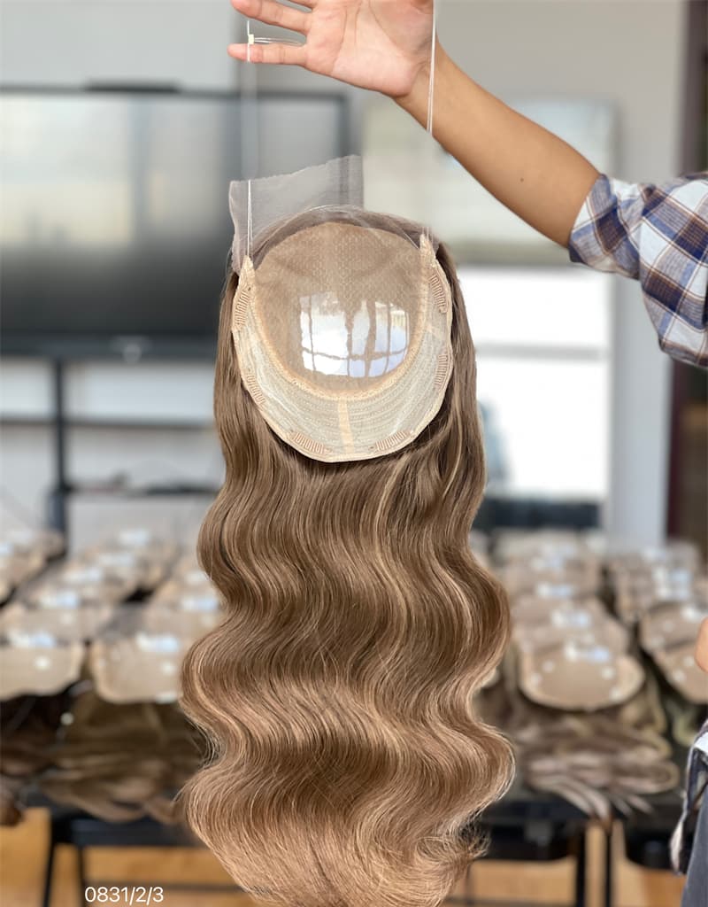 18inch 5*5 Lace Front +8*8 Toppers