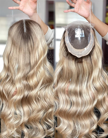 20inch 5*5 Lace Front +8*8 Toppers