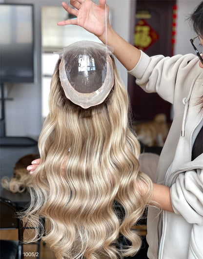 20inch 5*5 Lace Front +8*8 Toppers