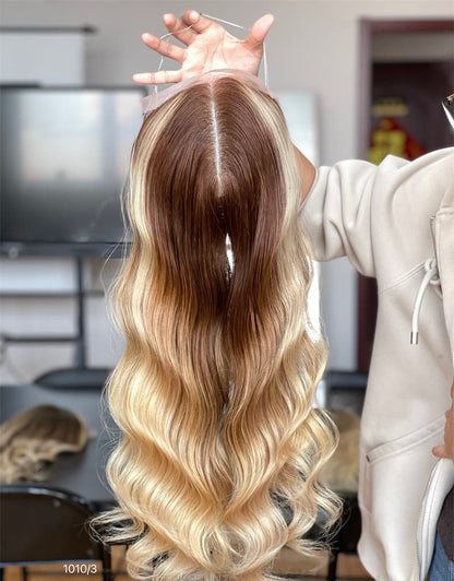 20inch 5*5 Lace Front +8*8 Toppers