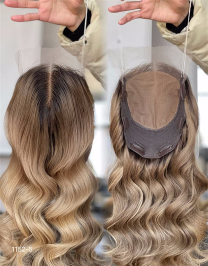 20inch 5*5 Lace Front +8*8 Toppers